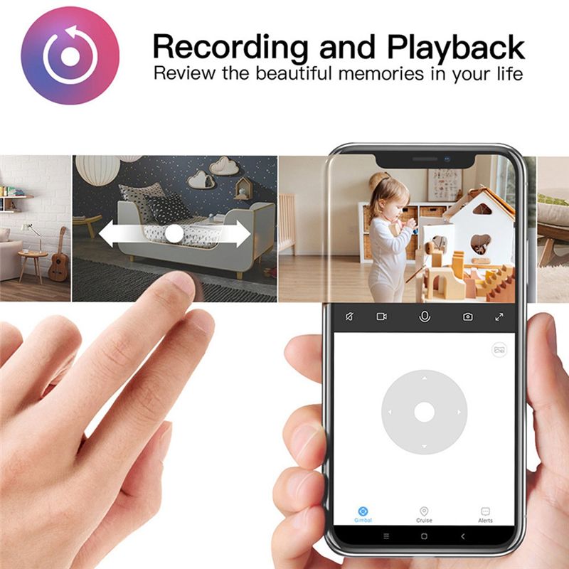 Wifi Smart Plug - Essentielle WLAN-Tuya-Kamera für den Innenbereich, Babyphone,