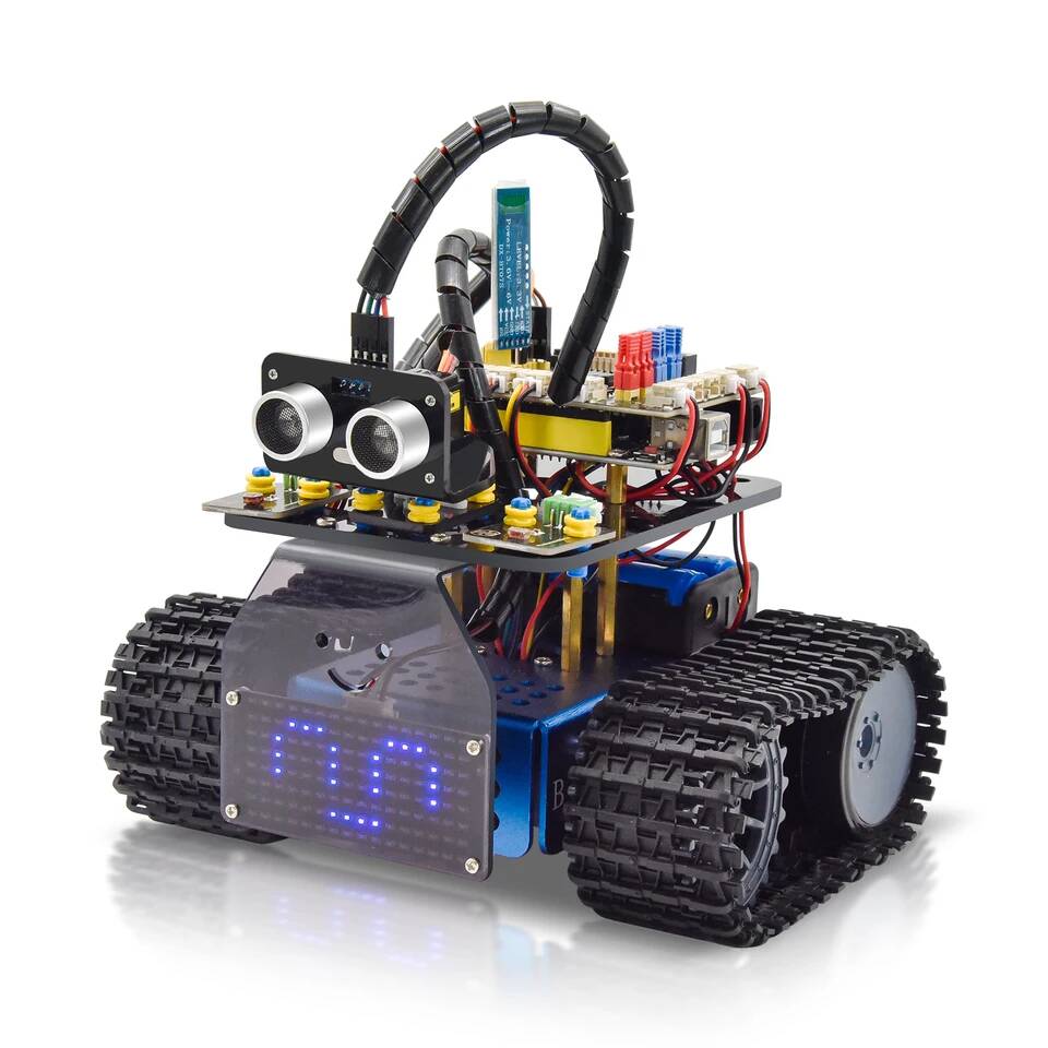 Stem Robotics Kit - Keyestudio Upgrade Mini Smart Tank V3.0