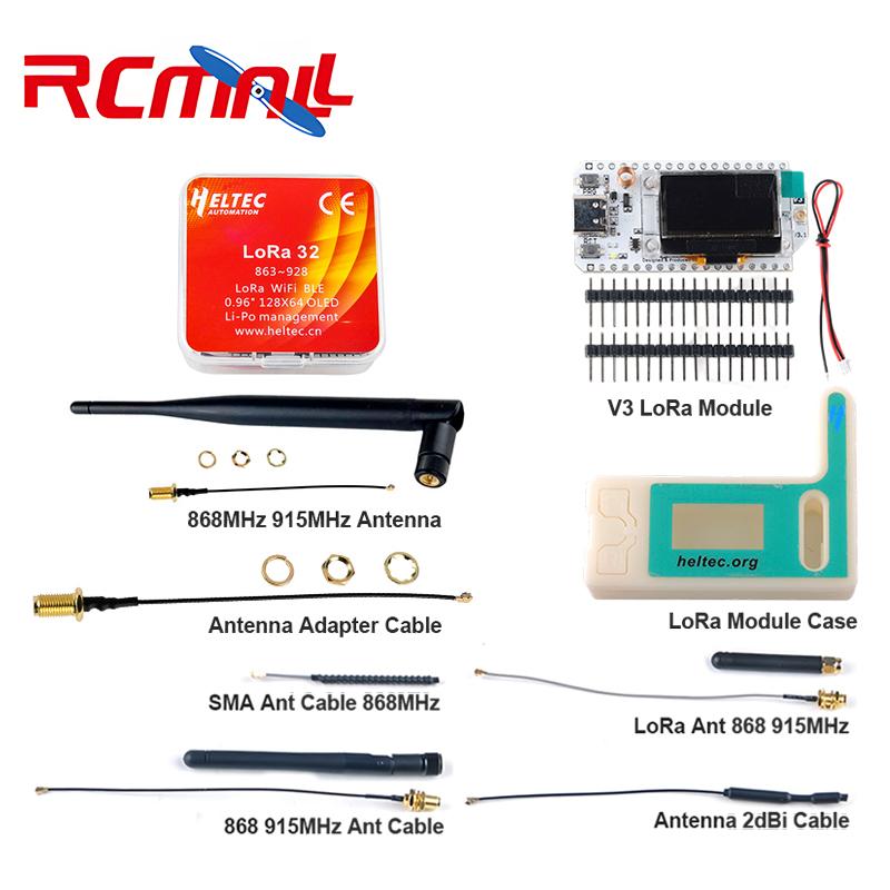 Microcontroller Kit - 868MHz/915MHz LoRa-Antennen-Set 5dBi SMA-Stecker U.FL-Kabelverlängerung Transceiver-Platine