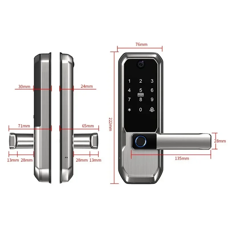 Tuya WLAN Smart Türschloss mit – Smart Door Lock Wifi Bewertung und Preis