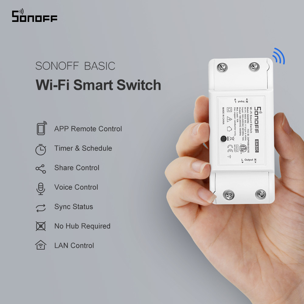 Itead SONOFF Basic R2 Mini DIY – Smart Light Switch Wifi Bewertung und Preis