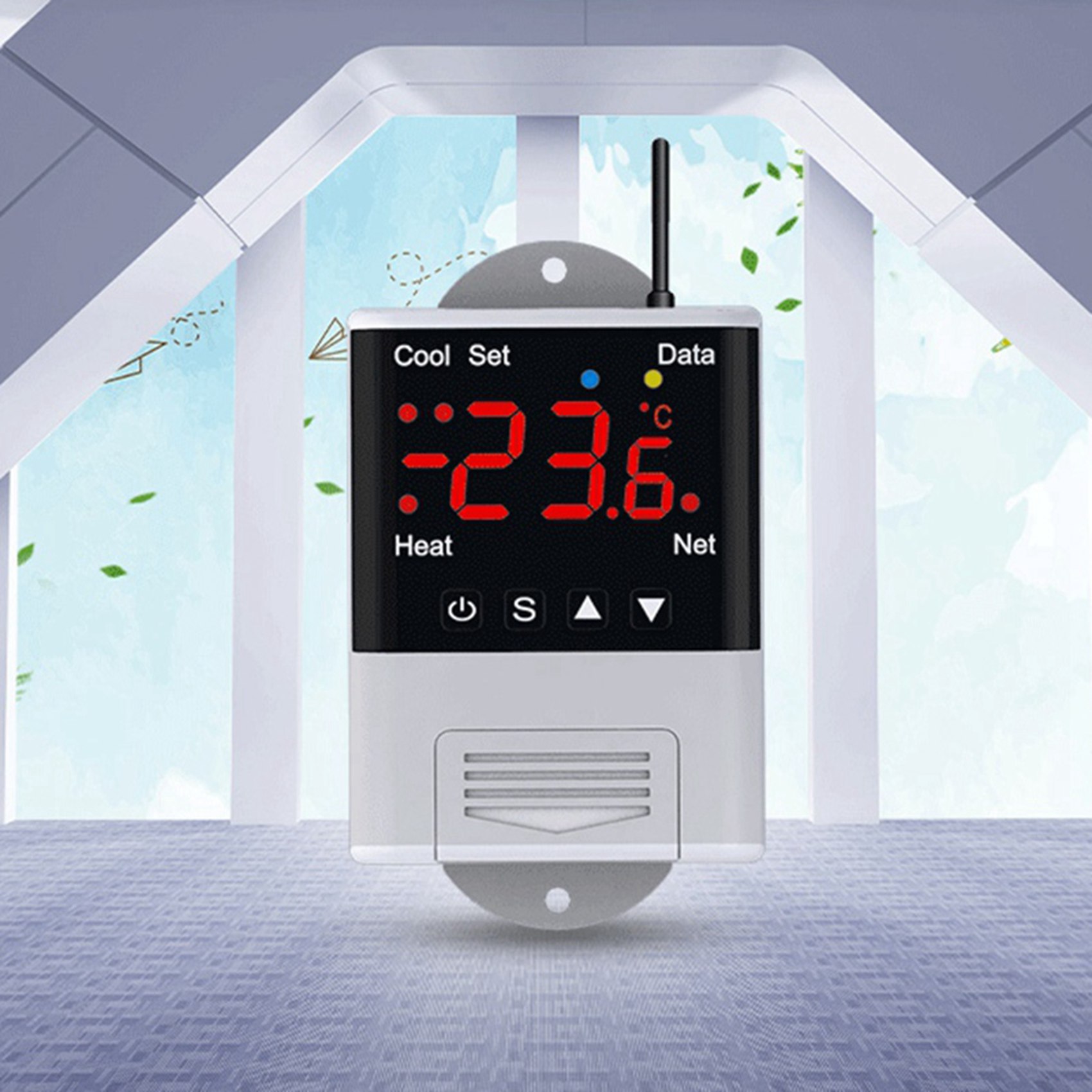 AFOURT-2X Kabelloser WLAN-Temp – Wifi Thermostat Bewertung und Preis