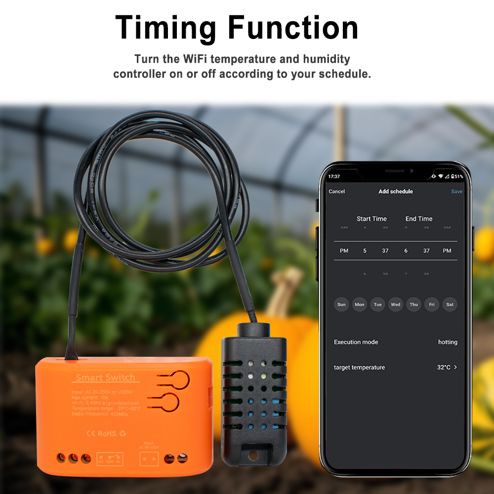 Tuya WiFi Temperatur Feuchtigk – Wifi Thermostat Bewertung und Preis